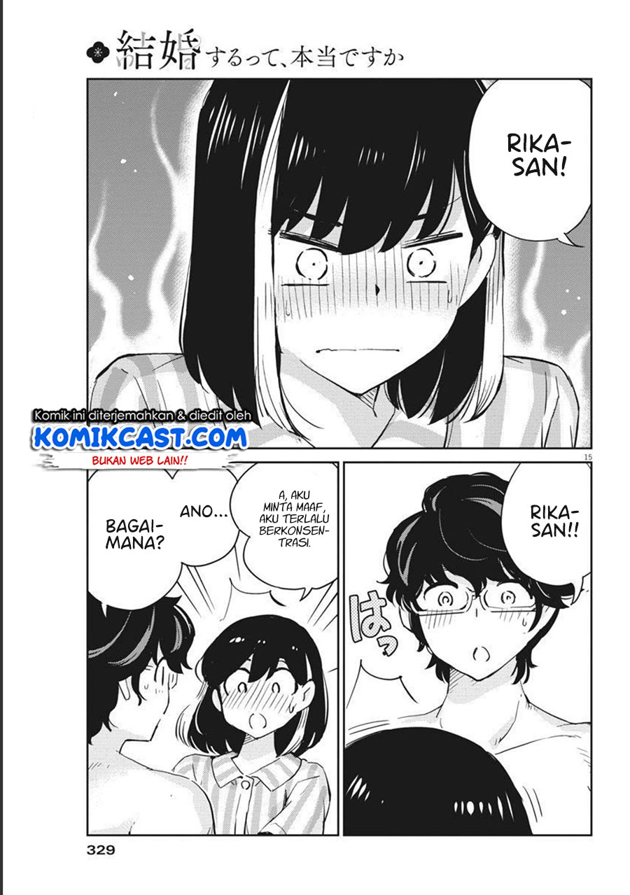 Kekkon Surutte, Hontou Desu ka? Chapter 62 Gambar 16